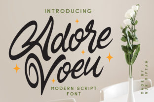 Adore Voeu: A Modern Script for Expressing Confidence and Style