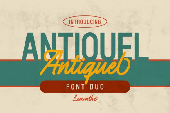 Antiquel: A Strategic Font for Modern and Retro Design Projects