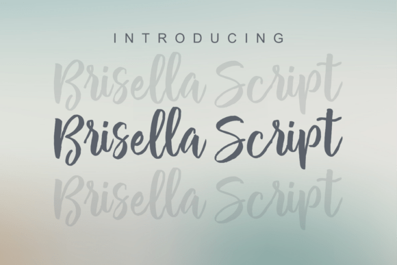 Brisella Script: A Versatile Handwritten Font for Modern Design