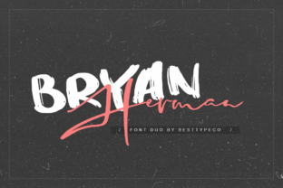 Bryan Herman Font: A Handcrafted Calligraphy Style for Creative Projects