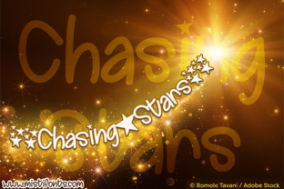 Chasing Stars Font for Creative Projects