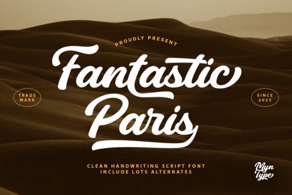 Exploring the Unique Charm of Fantastic Paris in Typography Design