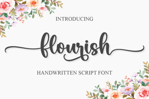 Flourish Font: A Graceful Script for Timeless Design