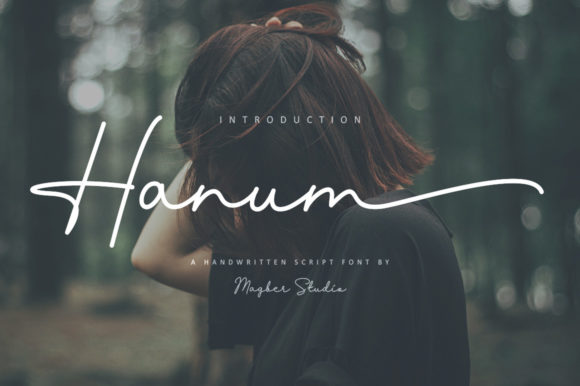 Hanum: A Versatile and Elegant Script Font for Professional and Creative Use