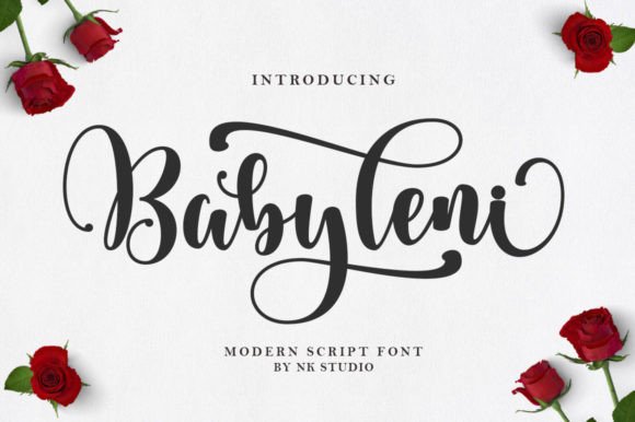 Introducing Baby Leni Script: A Versatile Font for Modern Creatives and Businesses