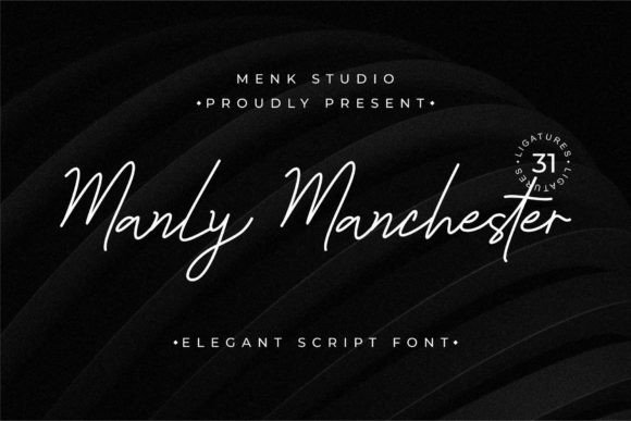 Manly Manchester: A Stylish Handwriting Font for Creative Projects