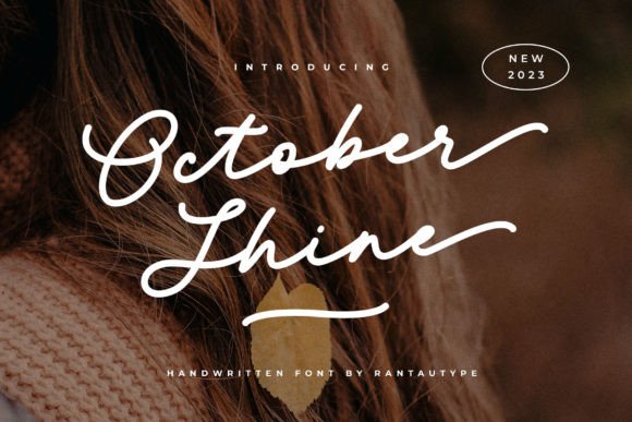 October Shine: A Modern Font for Stylish and Professional Design Projects