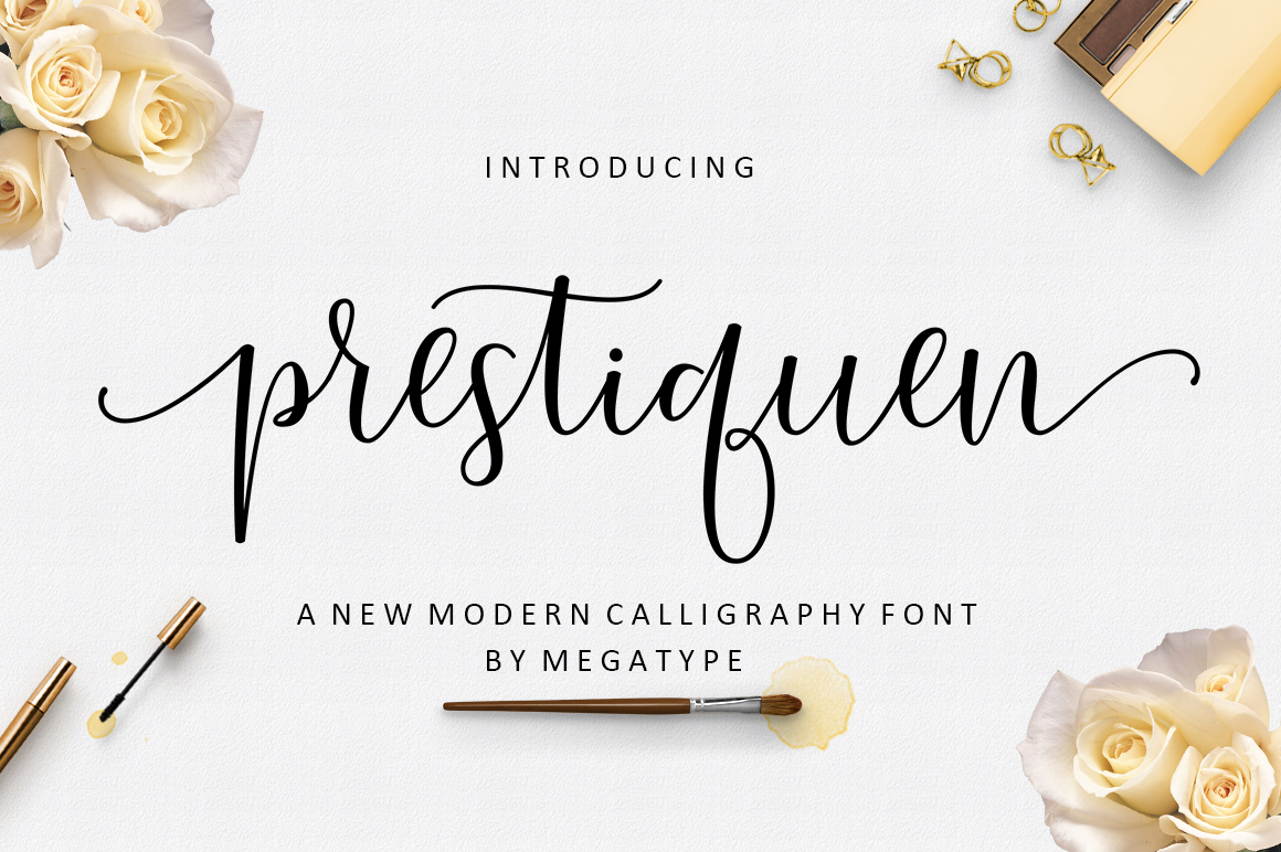 Prestiquen Script: A Modern Calligraphy That Elevates Your Creations