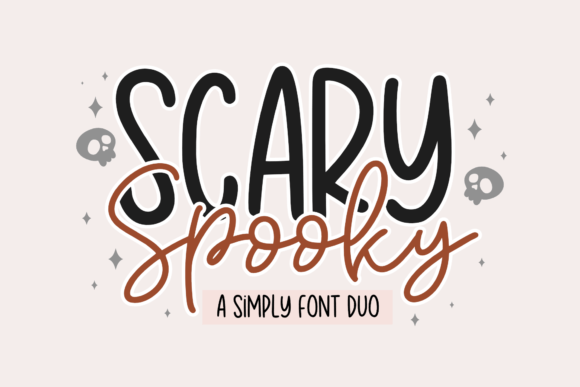 Scary and Spooky: A Quirky Font Duo for Halloween Creativity
