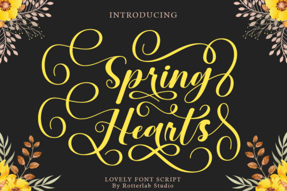 Spring Hearts Font: A Versatile Tool for Creative Projects