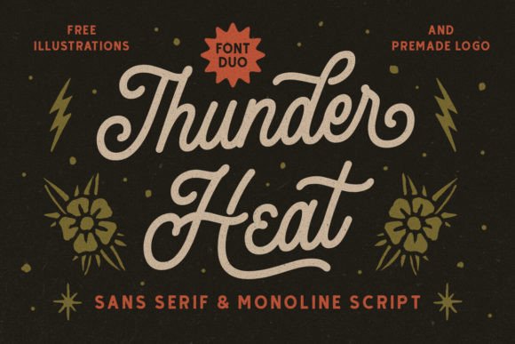 Thunder Heat Duo: A Classic Font Duo for Modern Creativity