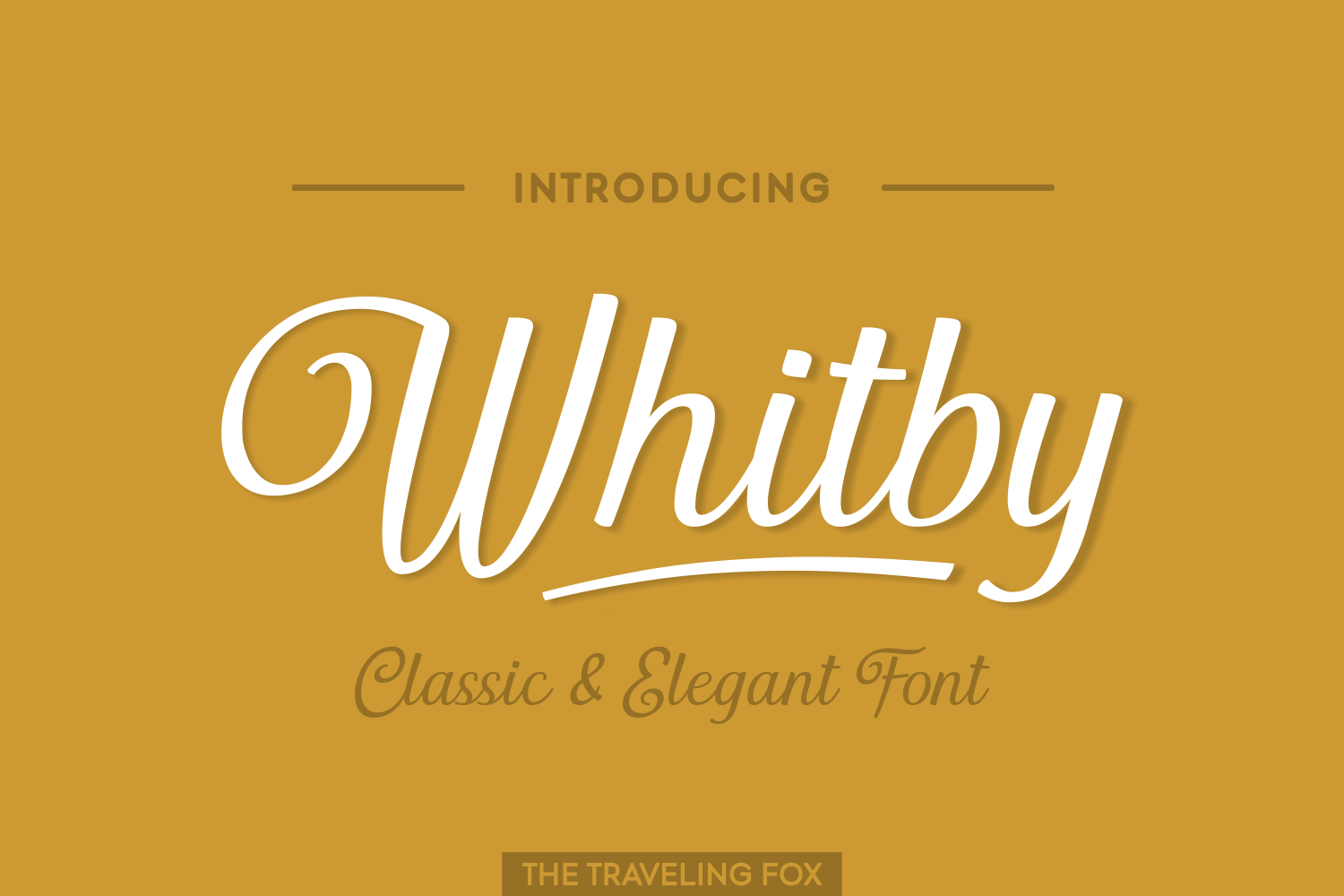 Whitby: A Classic and Elegant Script Font for Modern Design Projects